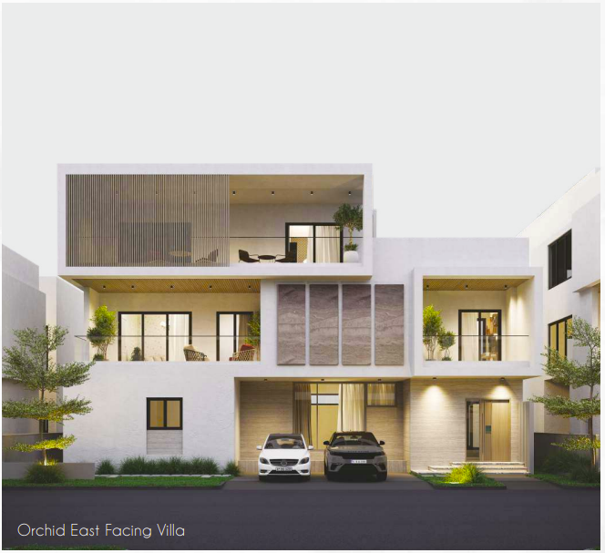 East Facing Triplex Villa